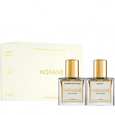 Parfüümi komplekt Nishane Hacivat 15ml + Hundred Silent Ways 15ml